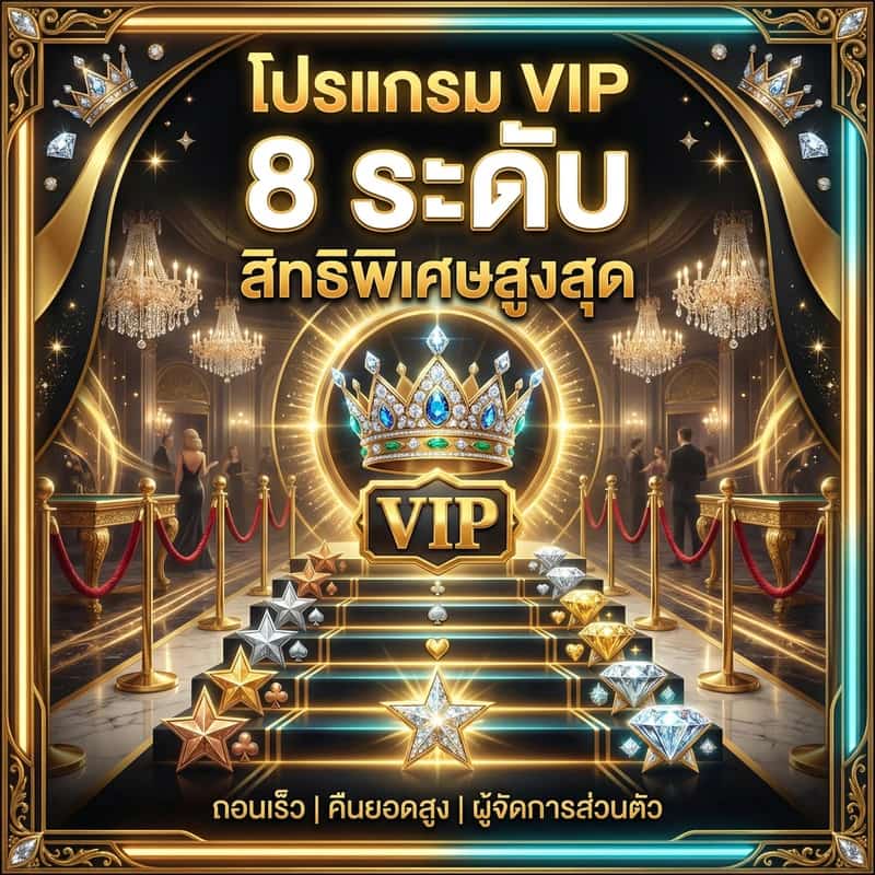 โปรแกรม VIP — สิทธิพิเศษ 8 ระดับ