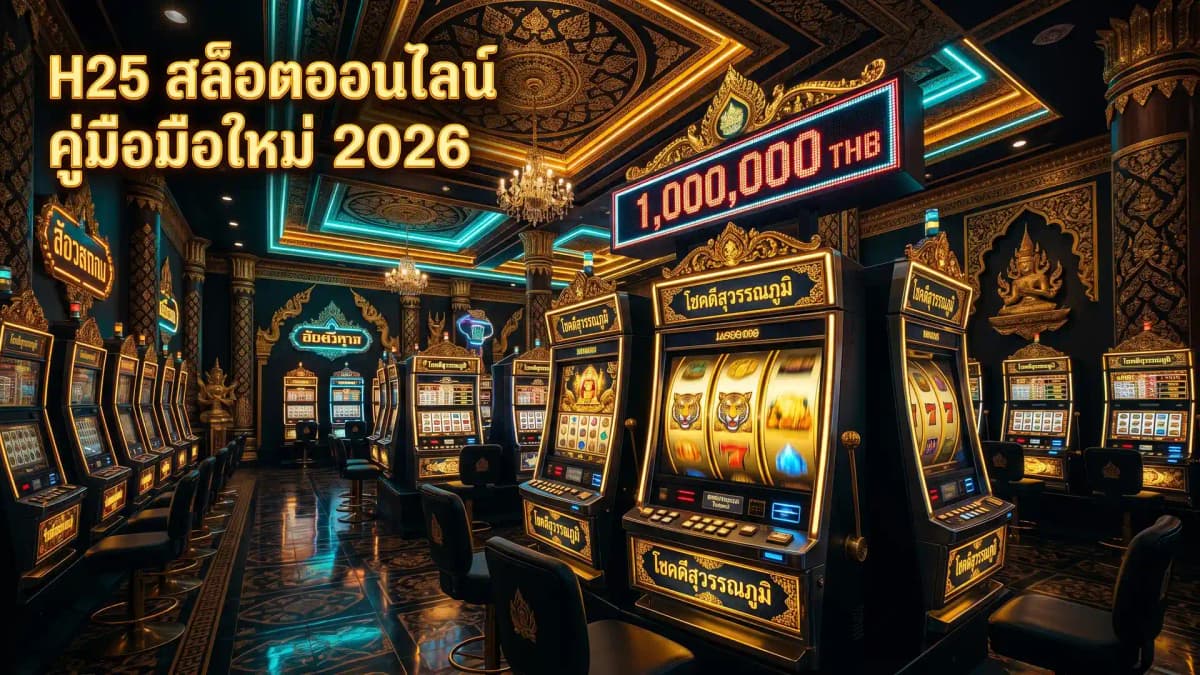 สล็อตออนไลน์ H25 — คู่มือมือใหม่เล่นสล็อตได้เงินจริง 2026